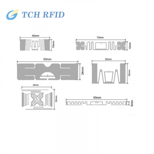 Custom size HF 13.56MHz RFID wet Inlays