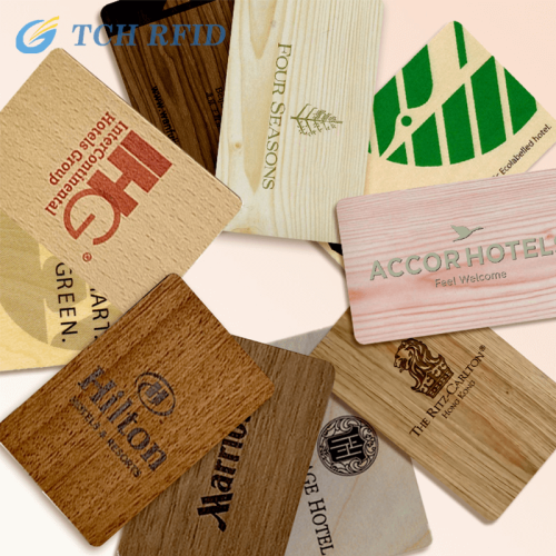 RFID wooden Hotel Key Cards